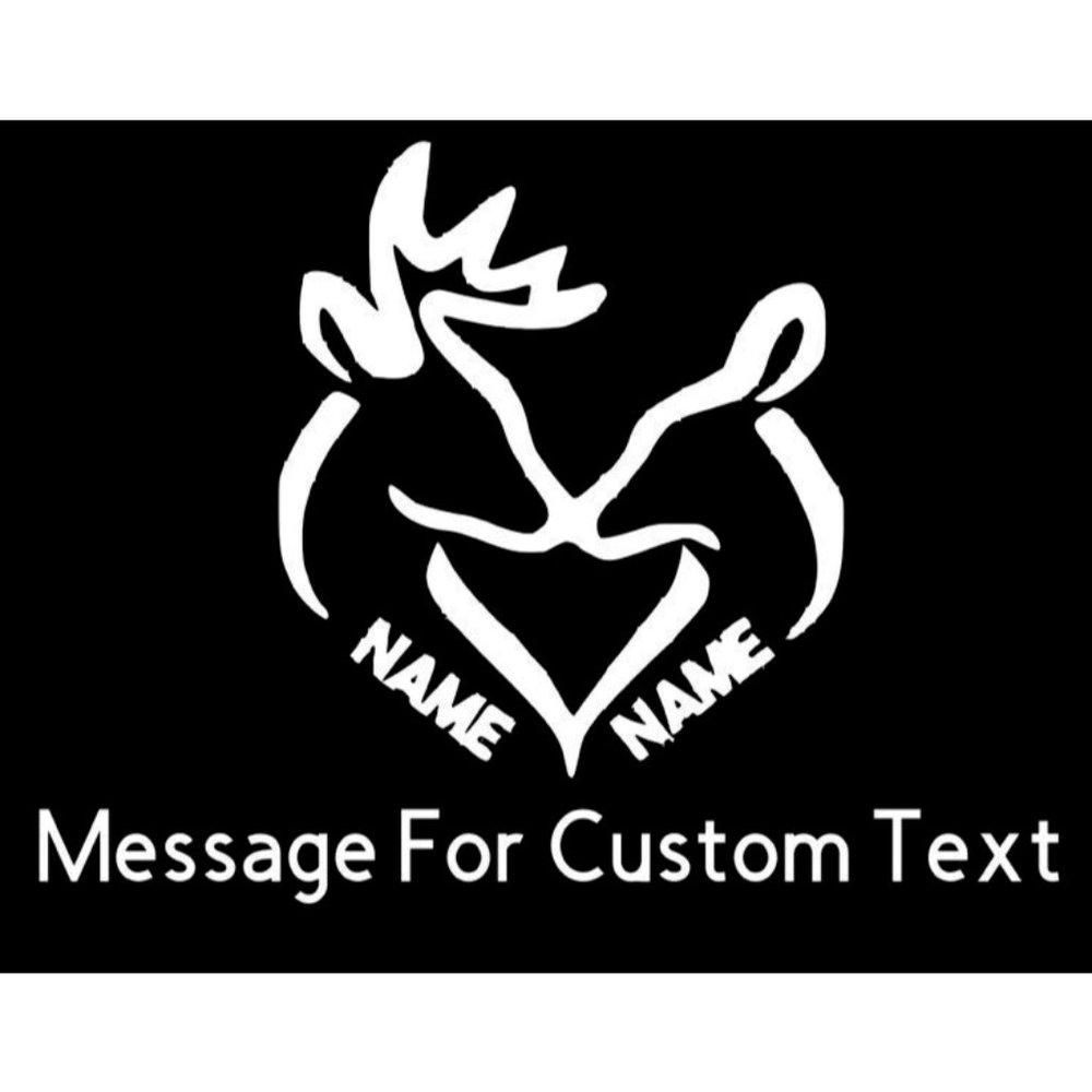 Custom Your Text Here Vinyl Decal Outdoors